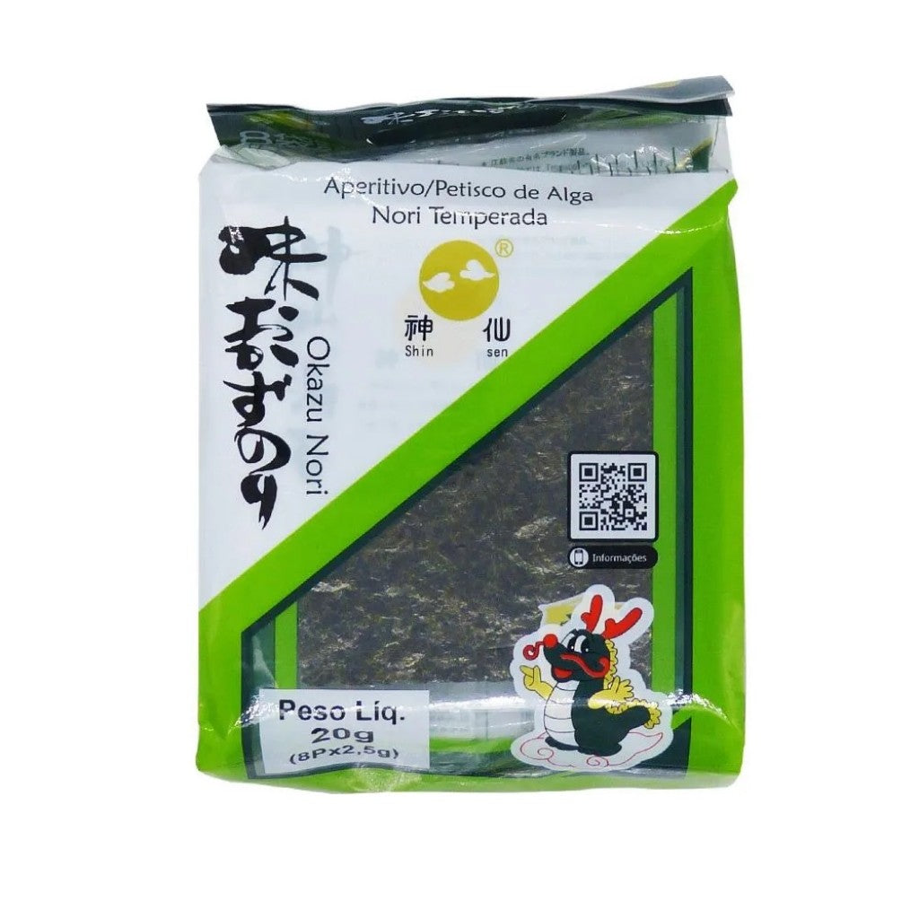 Snack de Alga Marinha Temperada Okazu Nori 20g