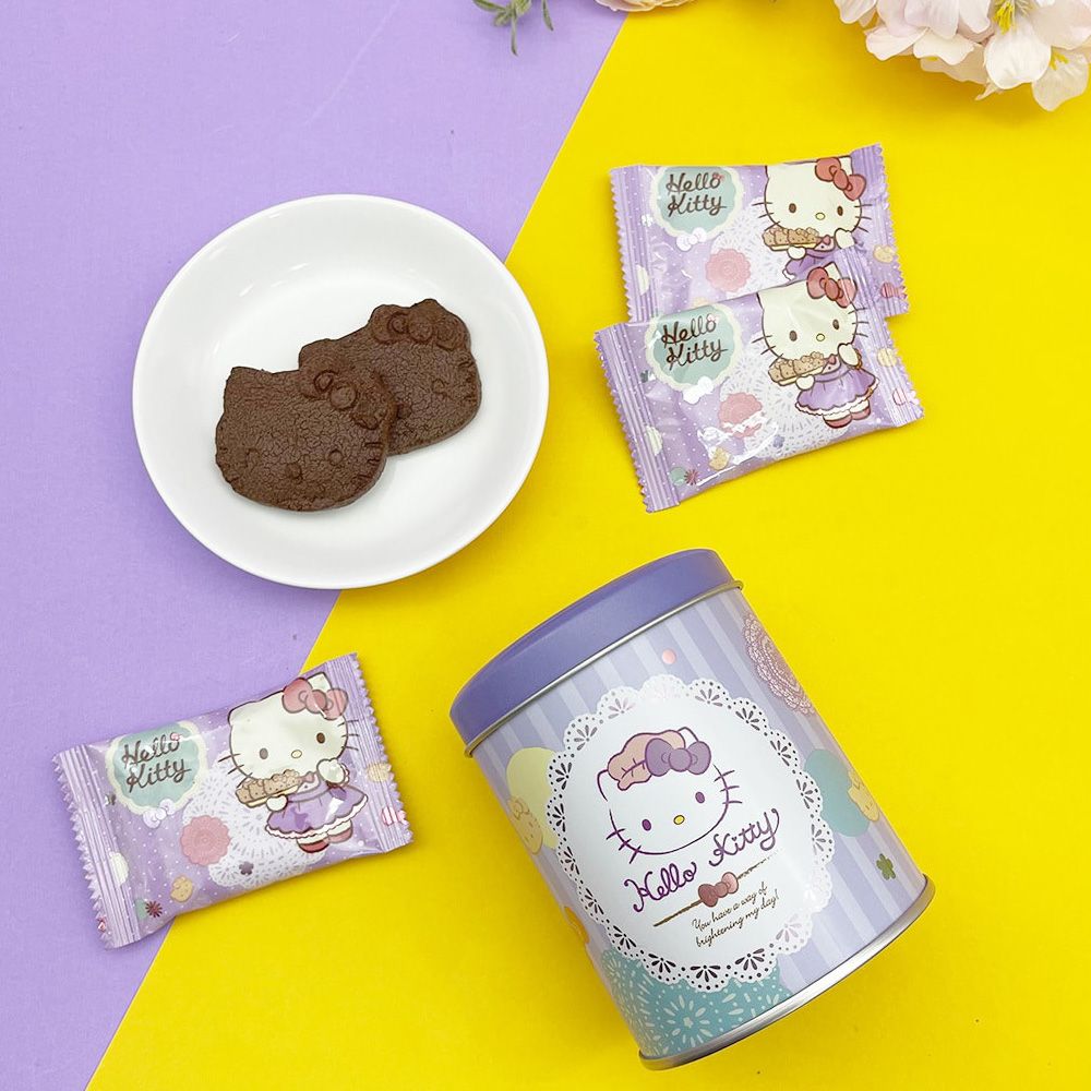 Biscoito Cookies Sabor Chocolate Hello Kitty 78g Red Sakura