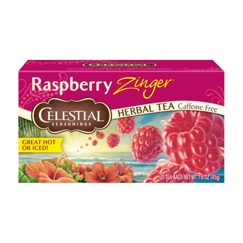 Chá Raspberry Zinger com 20 Sachês 45g Celestial